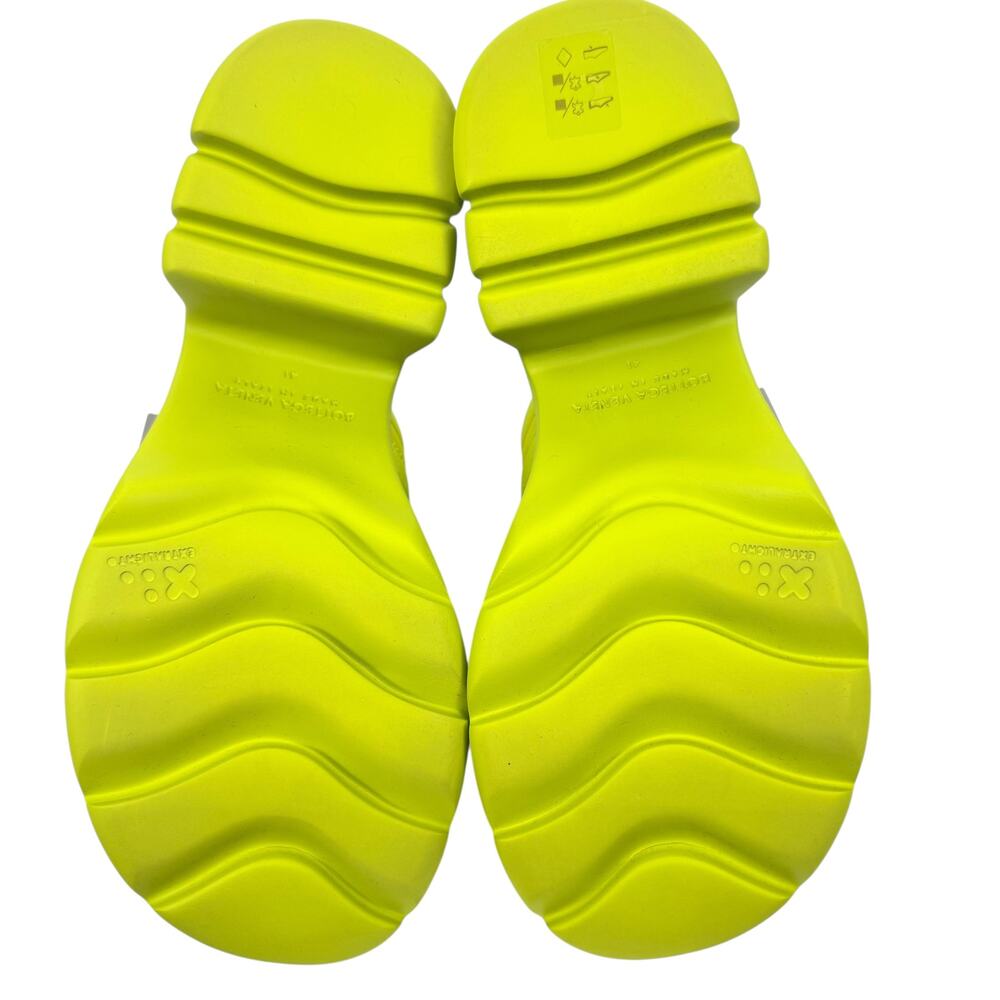 New Bottega Veneta Flash Buckle Padded Sole Mule Sandals Kiwi Size 41 - Picture 8 of 10